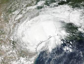 Harvey from space